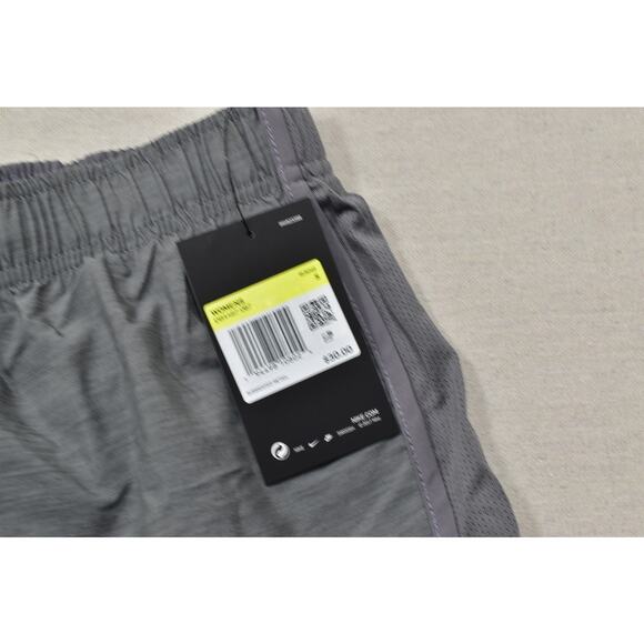 Nike Women's Regular Size S Gray Dri-Fit Running Shorts NEW DB4497-067 - Picture 7 of 8